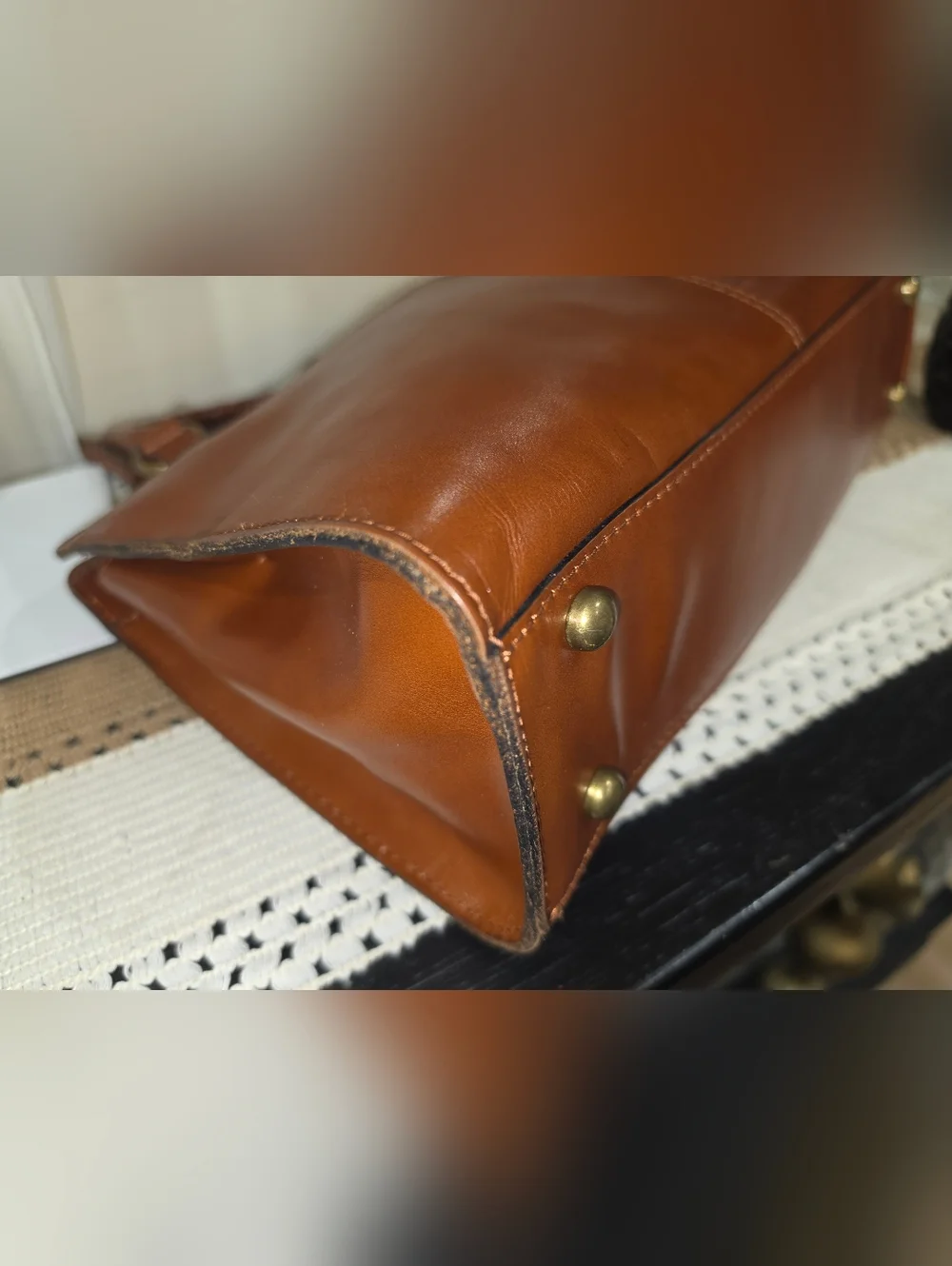 Patricia Nash Rienzo Leather Satchel